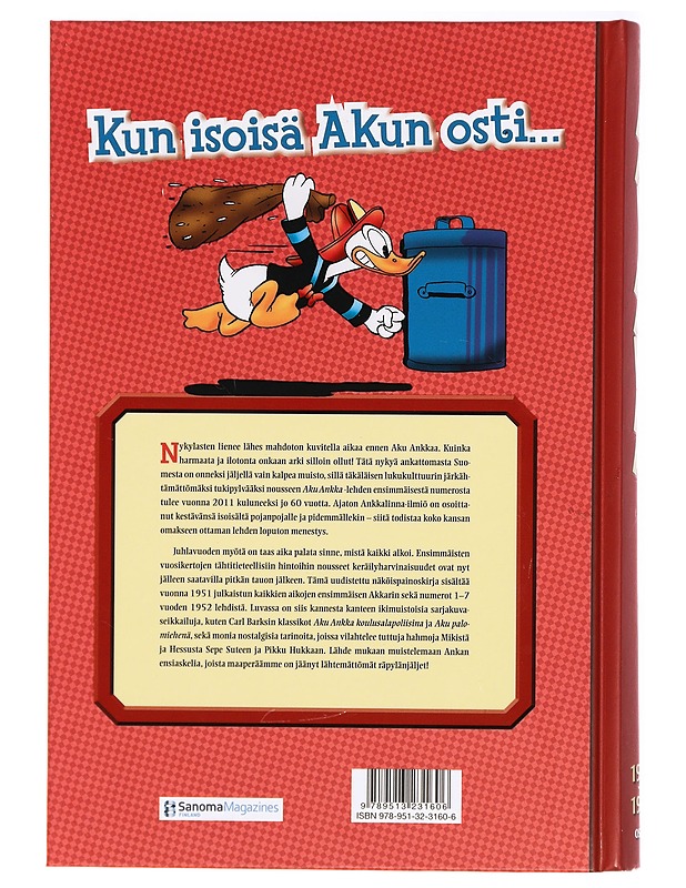 Aku Ankka ja kumppanit : näköispainos vuosikerrasta 1951-1952. Osa 1 - Perälä, Riku - Sarjakuvat - 10105330306 - 1