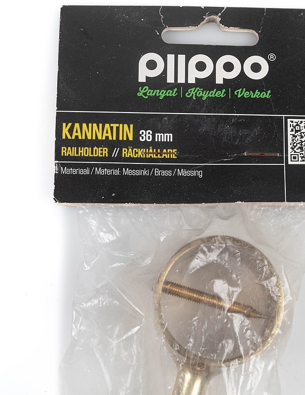 PIIPPO kaideköyden kannatin 36mm messinki - Muut urheiluvälineet ja vapaa-aika - 10105330591 - 1