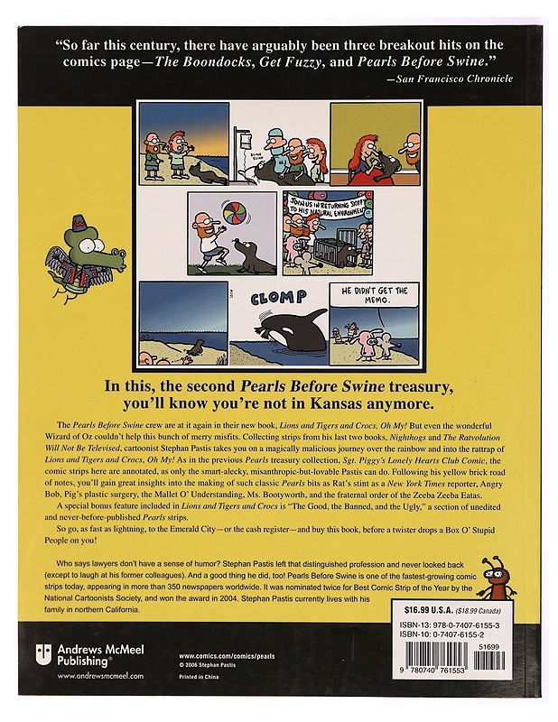 Pearls Before Swine: Lions And Tigers And Crocs, Oh My! - Sarjakuvat - 10105330624 - 1