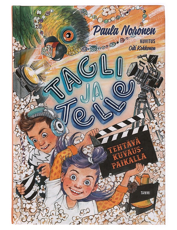 Tagli ja Telle : tehtävä kuvauspaikalla - Noronen, Paula - Lastenkirjat - 10105330714 - 0