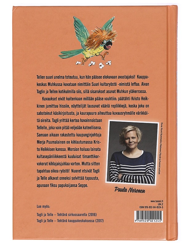 Tagli ja Telle : tehtävä kuvauspaikalla - Noronen, Paula - Lastenkirjat - 10105330714 - 1
