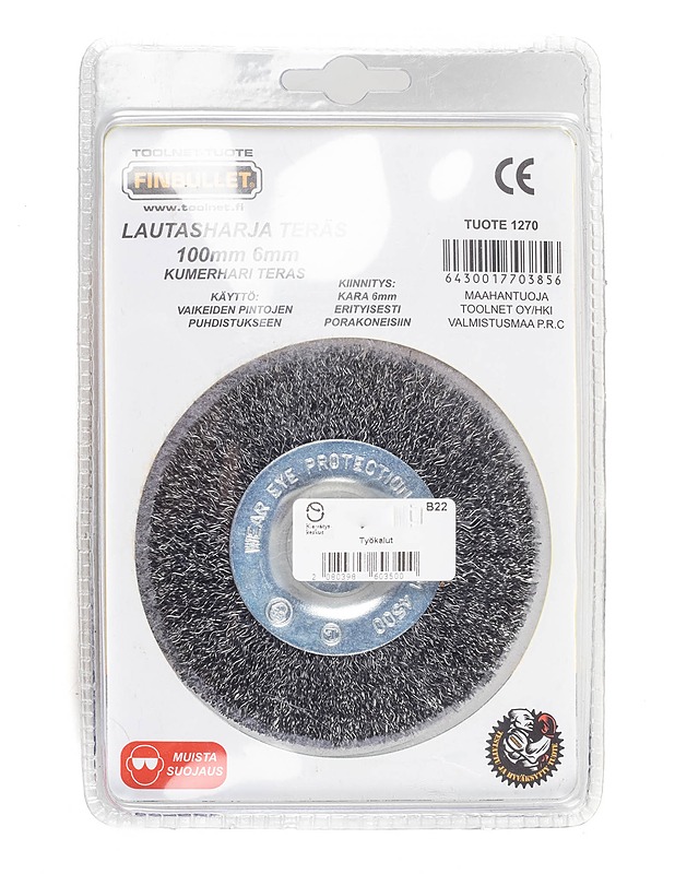 FINBULLET lautasharja teräs - Rakennustarvikkeet - 10105330855 - 1