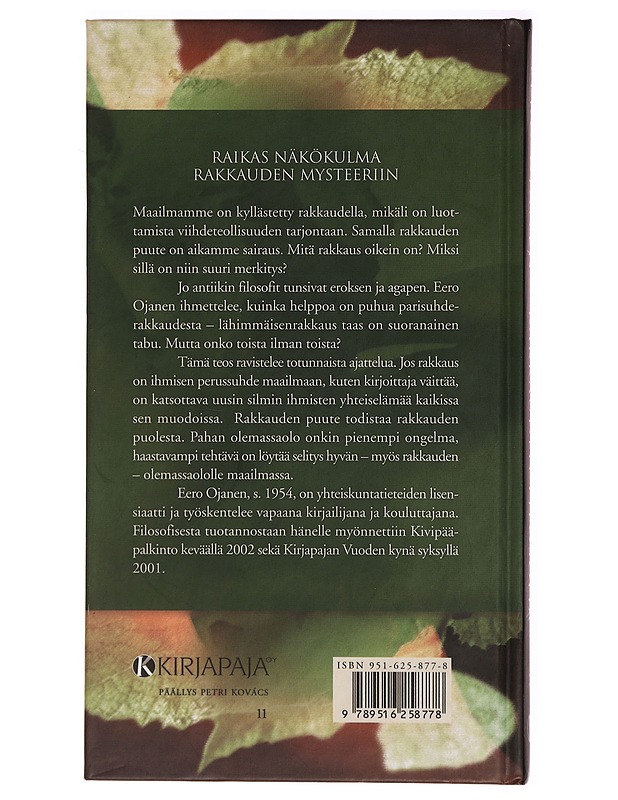 Rakkauden filosofia - Eero Ojanen - Romaanit ja novellit - 10105330999 - 1