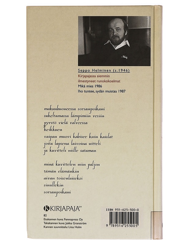 Sorsanpoikani - Seppo Helminen - Romaanit ja novellit - 10105331154 - 1