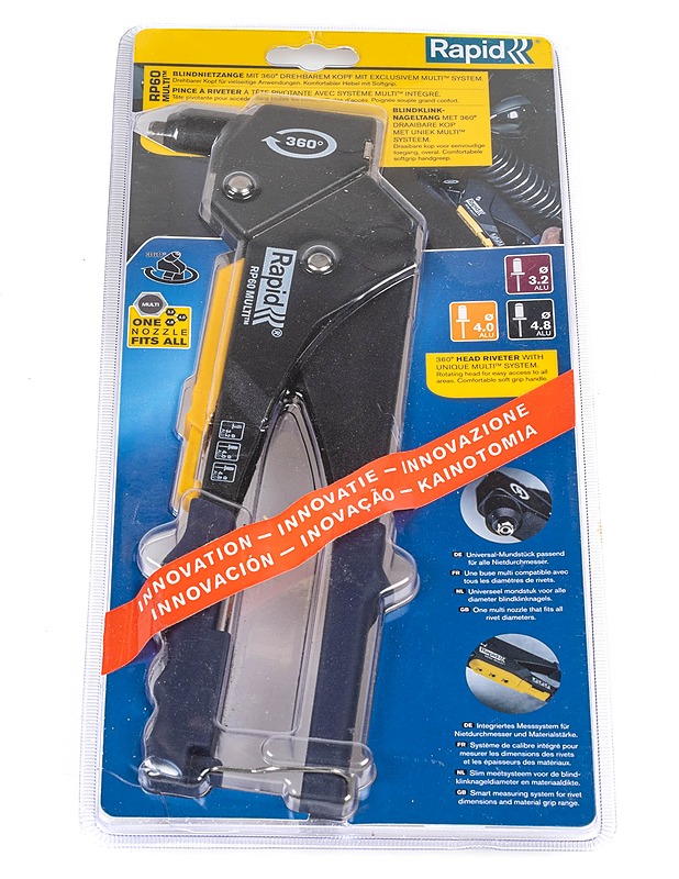 RAPID RP60 vetoniittipihti 360 astetta Multi - Rakennustarvikkeet - 10105331262 - 0