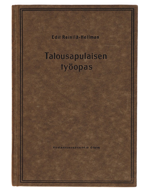 Talousapulaisen Työopas - Edit Reinilä-Hellman - Tietokirjat - 10105331334 - 0