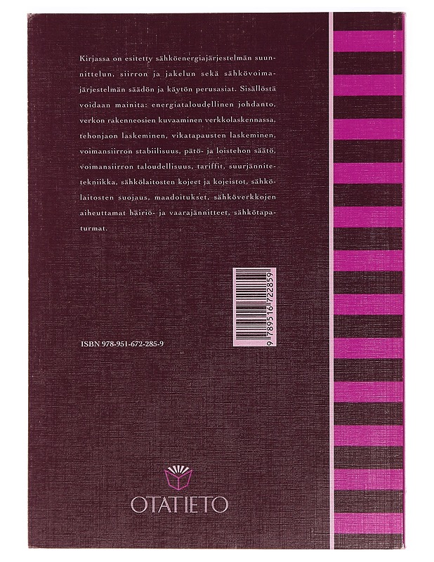 Sähkölaitostekniikan perusteet - Elovaara, Jarmo - Tietokirjat ja oppaat - 10105331410 - 1