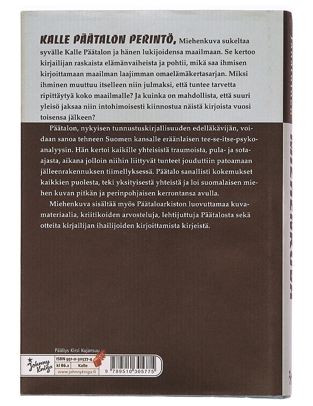 Miehenkuva : Kalle Päätalon perintö - Jenni Janatuinen - Elämäkerrat ja muistelmat - 10105331654 - 1