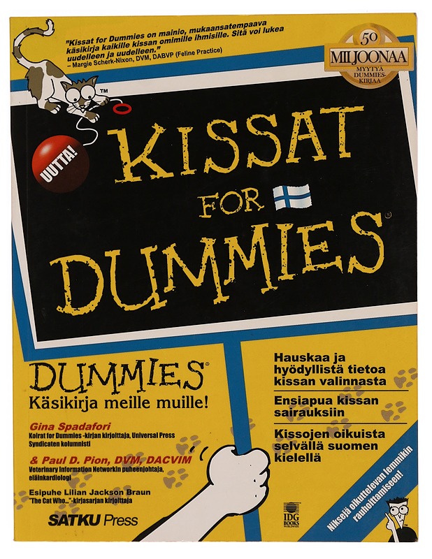 Kissat for dummies - Spadafori, Gina - Tietokirjat ja oppaat - 10105331725 - 0