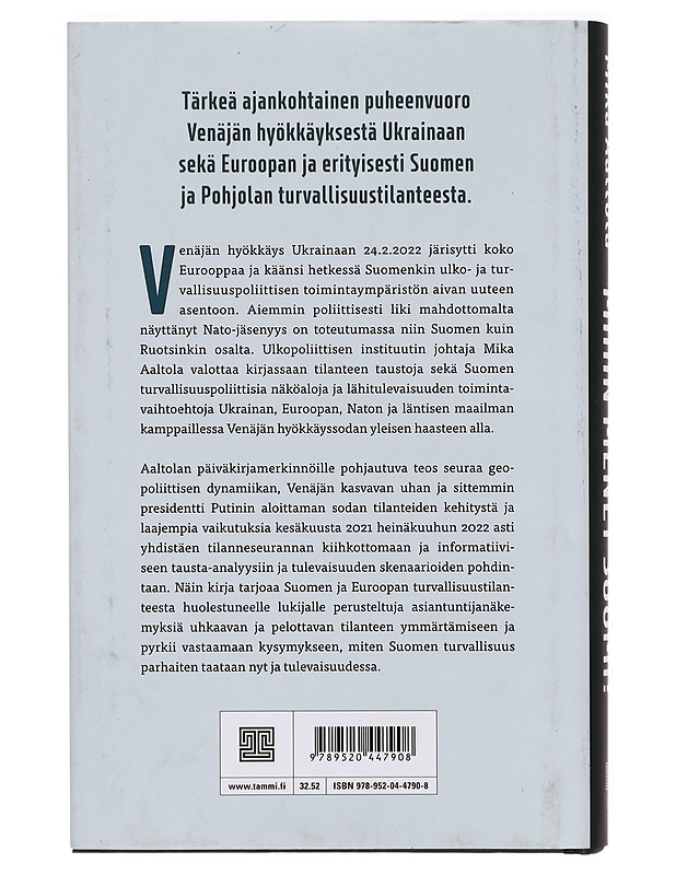 Mihin menet Suomi? : pelon aika Euroopassa - Mika Aaltola - Tietokirjat ja oppaat - 10105331738 - 1