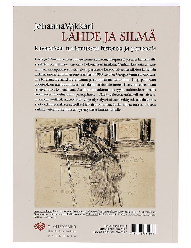 Lähde ja silmä - Johanna Vakkari - Taide- ja kulttuurikirjat - 10105331753 - 1