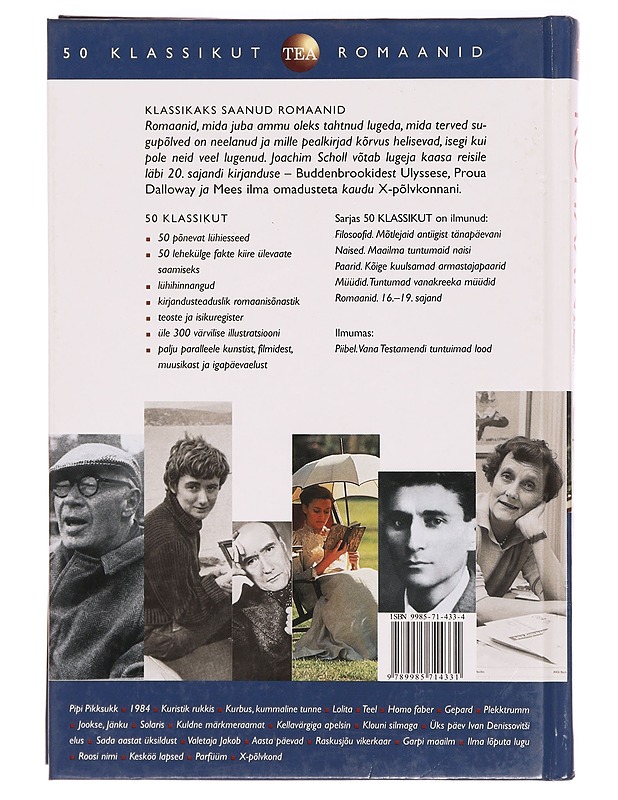 50 klassikud - Romaanid - Sajandi suurimad romaanid  - Elämäkerrat ja muistelmat - 10105331782 - 1