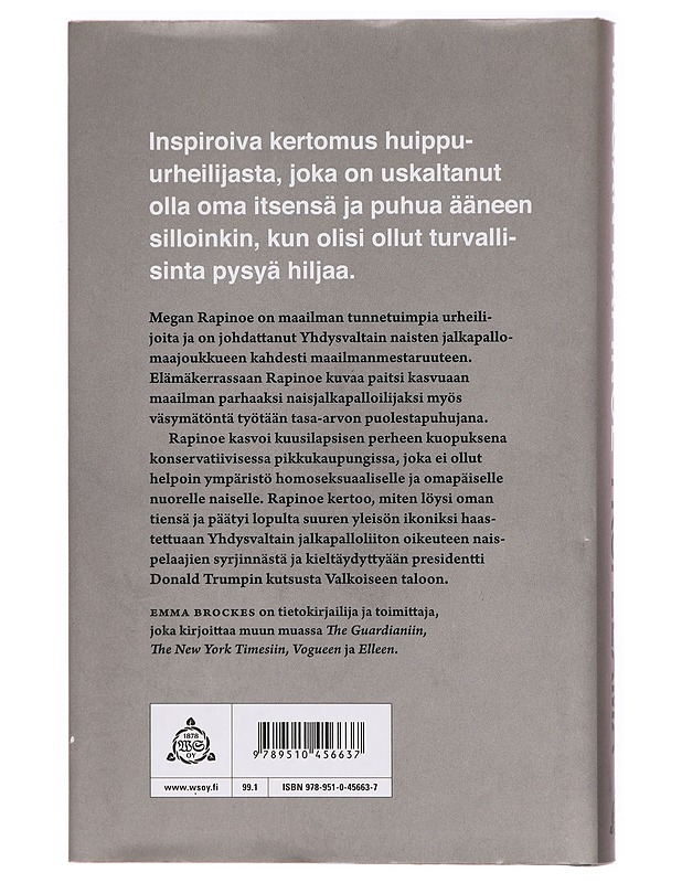 Yksi elämä : Megan Rapinoen tarina - Rapinoe, Megan - Elämäkerrat ja muistelmat - 10105331790 - 1