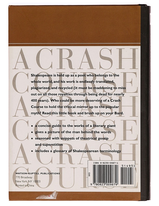 Shakespeare : a crash course - Rob Graham - Runot ja näytelmät - 10105331885 - 1