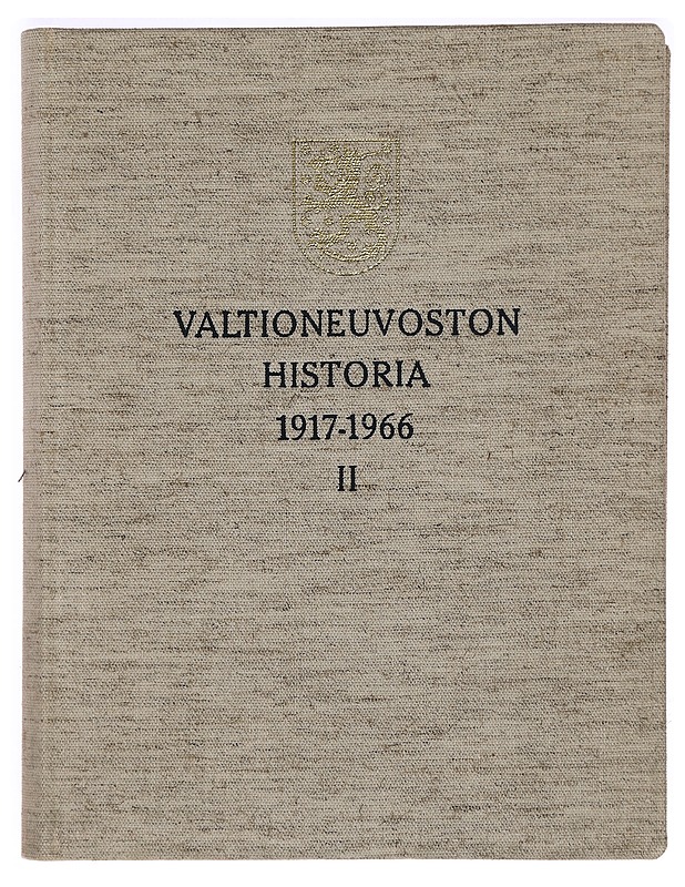 Valtioneuvoston historia 1917-1966 - L. A. Puntila - Historiakirjat - 10105331907 - 0