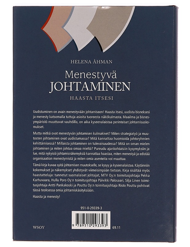 Menestyvä johtaminen : haasta itsesi - Helena Åhman - Romaanit ja novellit - 10105331930 - 1