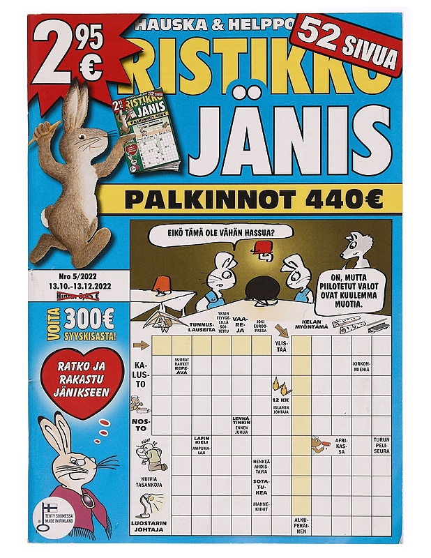 Ristikko jänis - Sarjakuvat - 10105332259 - 0