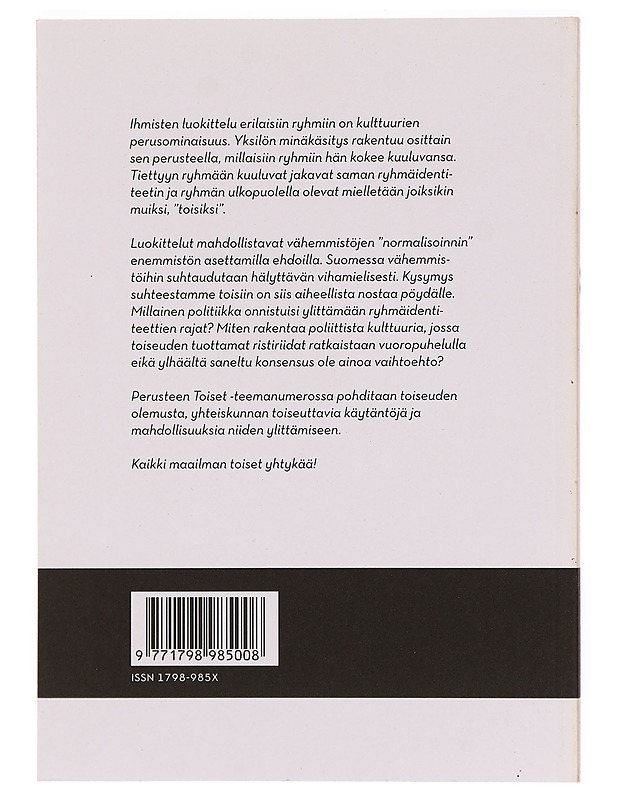 Peruste 2/2011 : Toiset - Tietokirjat ja oppaat - 10105332415 - 1