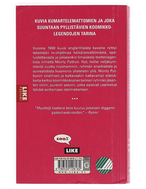 Monty Pythonin maailma Monty Pythonin mukaan - Chapman, Graham - Elämäkerrat ja muistelmat - 10105332422 - 1