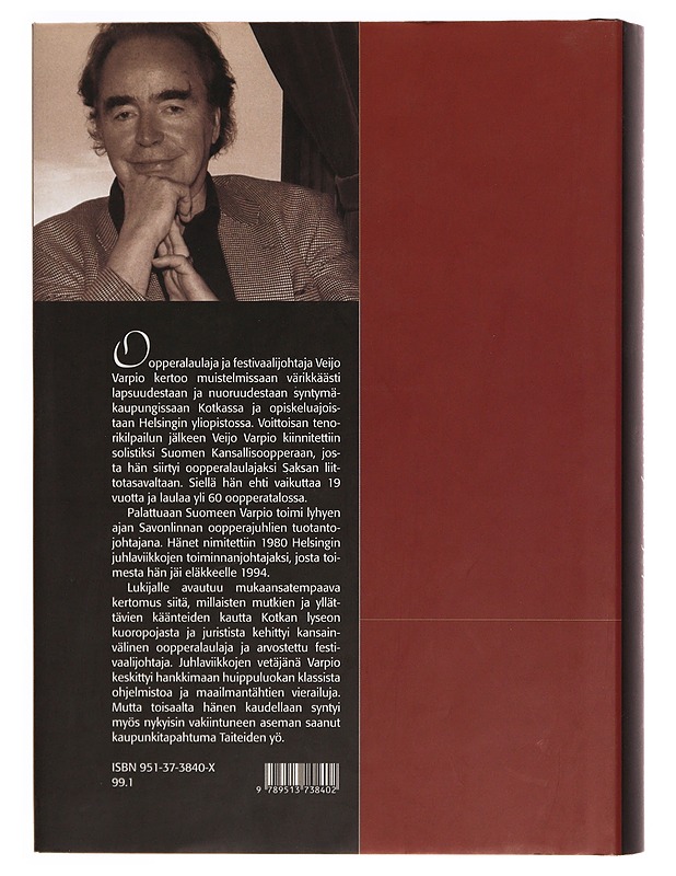 Tenori taiteiden yössä ja päivässä - Veijo Varpio - Elämäkerrat ja muistelmat - 10105332726 - 1