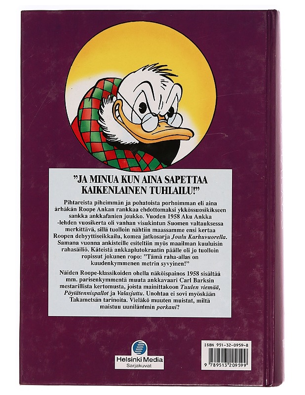 Aku Ankka : näköispainos vuosikerrasta 1958 - Disney, Walt - Sarjakuvat - 10105333081 - 1