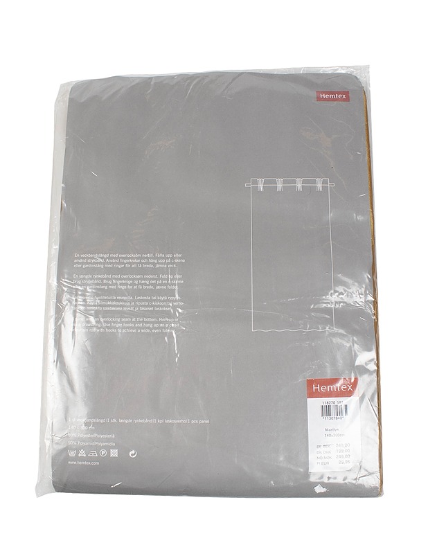 HEMTEX Marilyn laskosverho, 140 x 300 cm - Verhot ja kapat - 10105333150 - 1