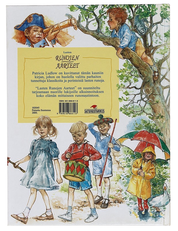 Lasten runojen aarteet - Ludlow, Patricia - Lastenkirjat - 10105333153 - 1