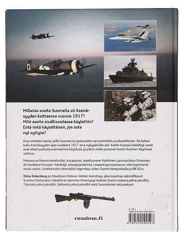 Asekirja : Suomen armeijan aseet vuodesta 1917 - Ilkka Enkenberg - Tietokirjat ja oppaat - 10105333685 - 1