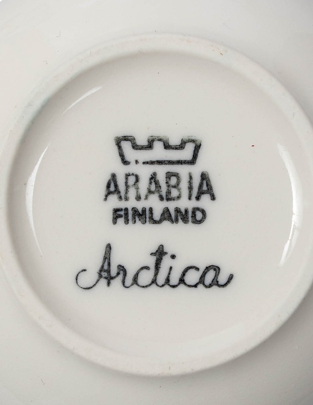 ARABIA Arctica kahvikuppi ja tassi, 6 paria - Designsuosikit - 10105334231 - 3