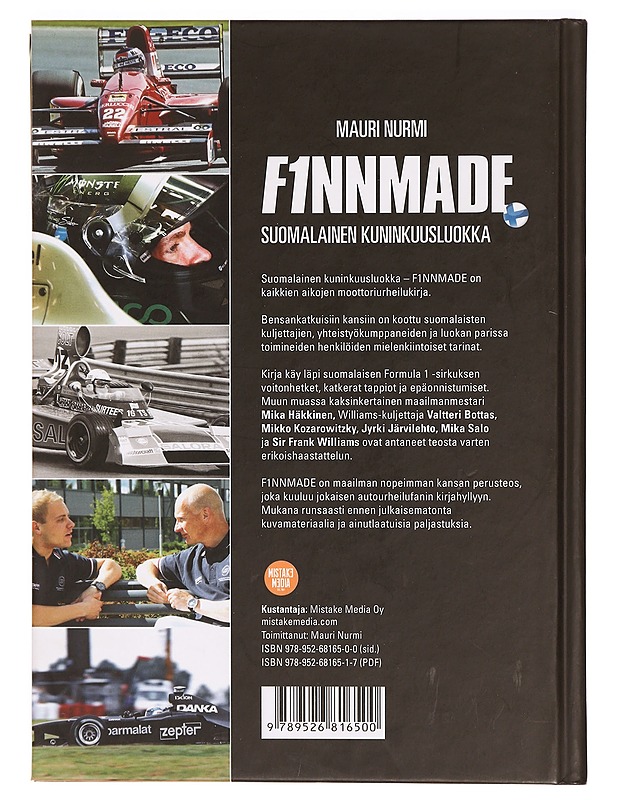 F1nnmade : suomalainen kuninkuusluokka - Mauri Nurmi - Elämäkerrat ja muistelmat - 10105334434 - 1