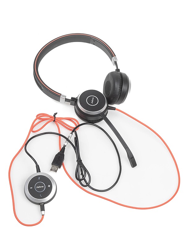 JABRA Evolve 40 MS Langallinen kuuloke-mikrofoni -yhdistelmä + USB-adapteri - Audio - 10105334827 - 0