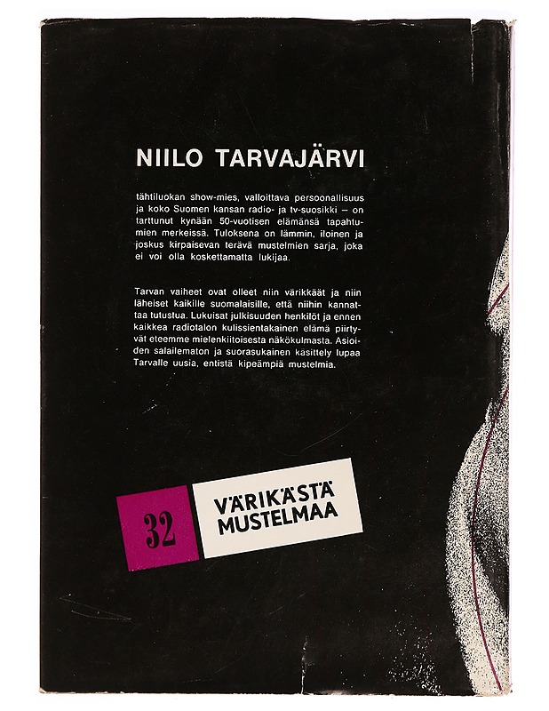 Tarvan muistelmat - Niilo Tarvajärvi - Elämäkerrat ja muistelmat - 10105334865 - 1