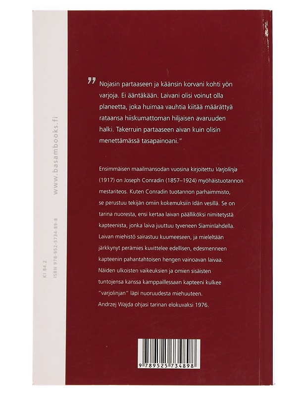 Varjolinja - Conrad, Joseph - Romaanit ja novellit - 10105335091 - 1