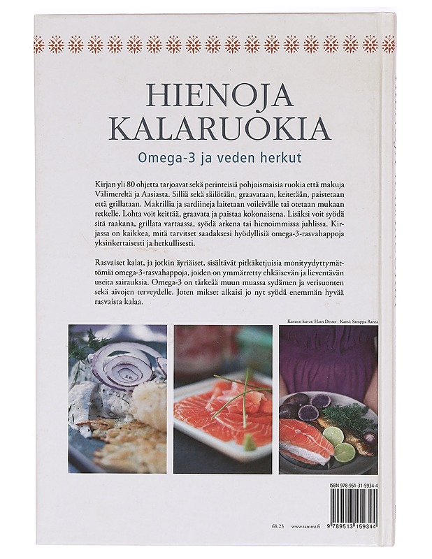 Hienoja kalaruokia : omega-3 ja veden herkut - Desser, Klara - Ruokakirjat - 10105335301 - 1
