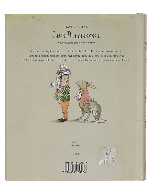 Liisa Ihmemaassa - Carroll, Lewis - Lastenkirjat - 10105335586 - 1