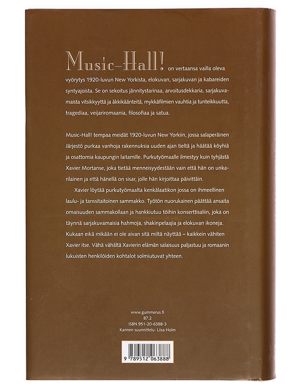 Music-Hall! - Soucy, Gaétan - Romaanit ja novellit - 10105335765 - 1