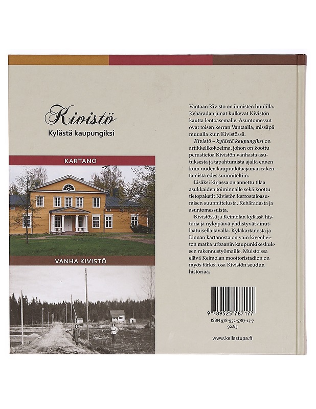 Kivistö : kylästä kaupungiksi - Eskola, Amanda - Historiakirjat - 10105335828 - 1