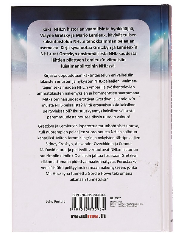 Gretzky vs. Lemieux : taistelu NHL:n kaikkien aikojen tehokkaimpien pelaajien välillä - Juho Perttilä - Elämäkerrat ja muistelmat - 10105336016 - 1