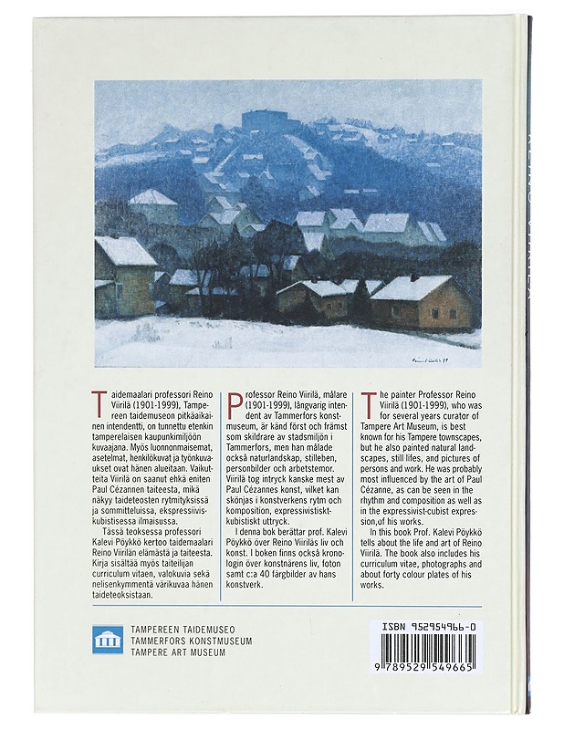 Reino Viirilä 21.10.1901-18.11.1999 - Viirilä, Reino - Taide- ja kulttuurikirjat - 10105336053 - 1