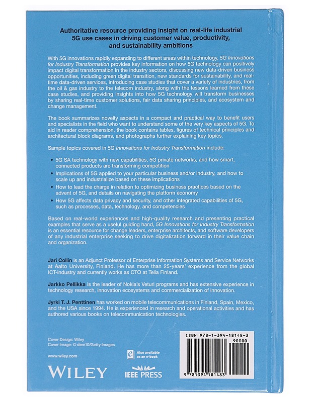 5G innovations for industry transformation - Tietokirjat ja oppaat - 10105336518 - 1