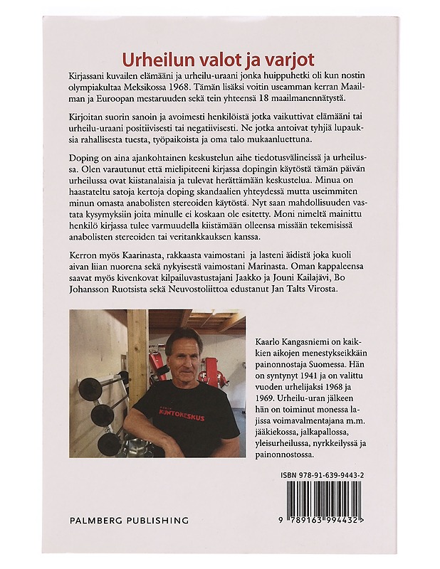 Urheilun valot ja varjot - Kangasniemi, Kaarlo - Tietokirjat ja oppaat - 10105336520 - 1