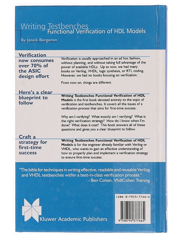 Writing Testbenches  - Tietokirjat - 10105336670 - 1