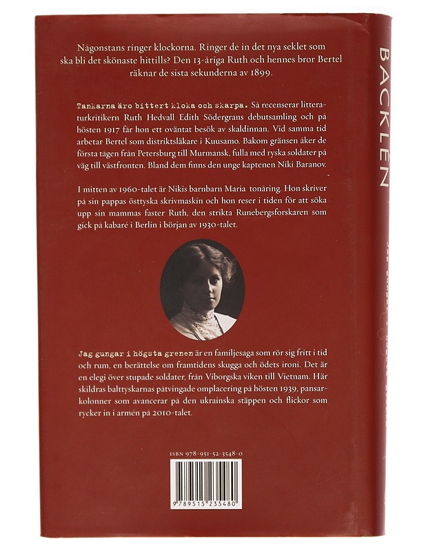 Jag gungar i högsta grenen - Marianne Backlén - Romaanit ja novellit - 10105336850 - 1