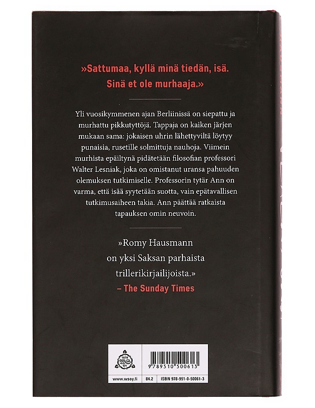 Verenpuna - Hausmann, Romy - Jännitys ja dekkarit - 10105337056 - 1