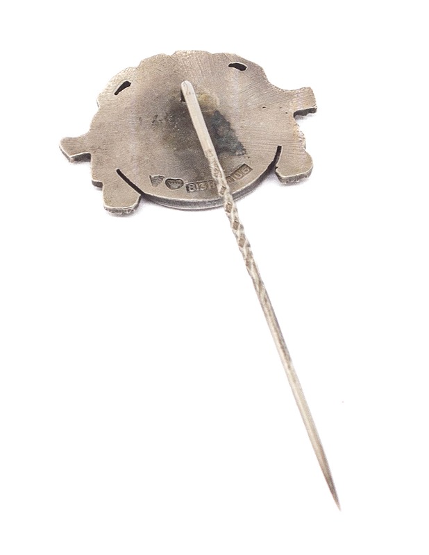 TILLANDER hopeinen rintaneula "FT" - Korut - 10105337208 - 1