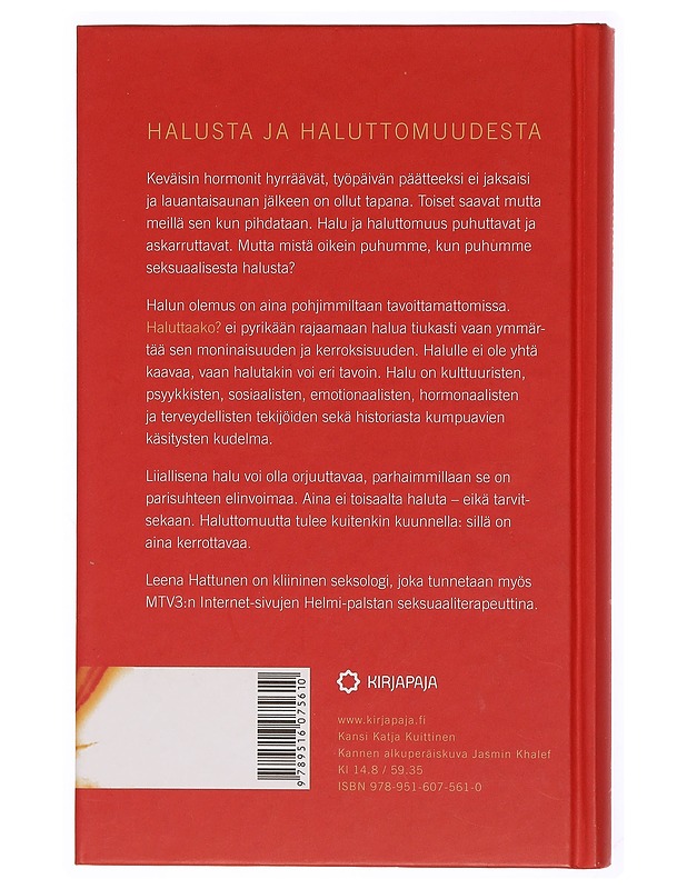 Haluttaako? : seksuaalisen halun ääriviivoja - Leena Hattunen - Tietokirjat ja oppaat - 10105337219 - 1