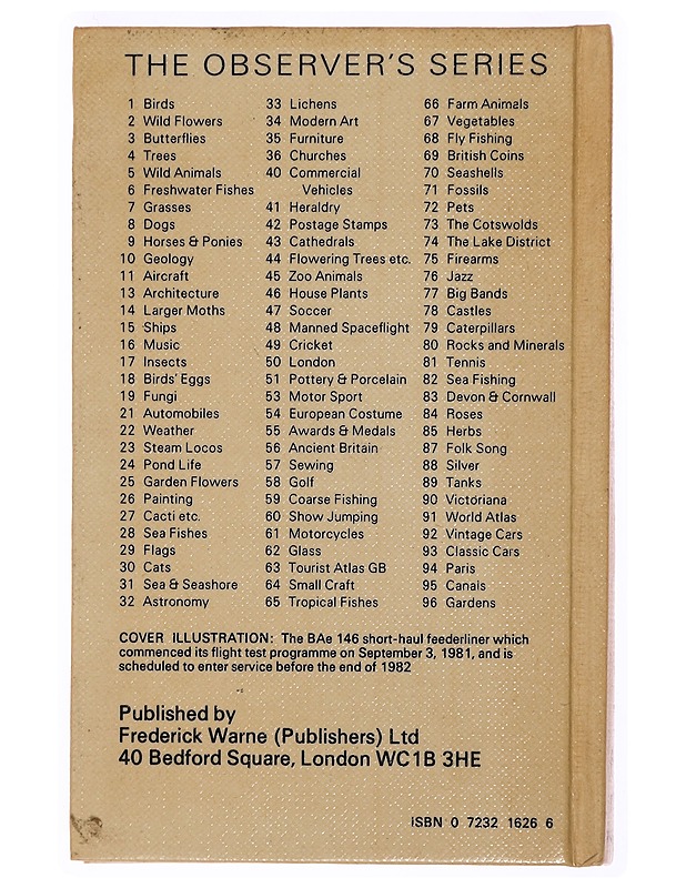 The observer book of aircraft  - Tietokirjat - 10105337485 - 1