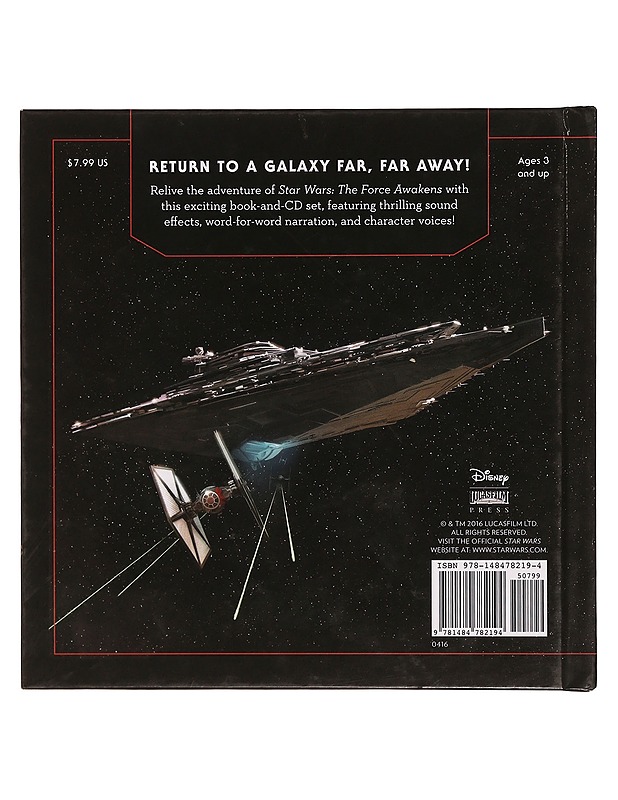 The Force Awakens Read-Along Storybook and CD - Elizabeth Schaefer - Fantasia- ja scifi - 10105337556 - 1