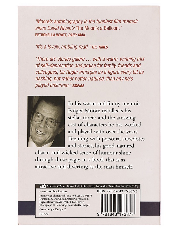 My word is my bond - Roger Moore - Elämäkerrat ja muistelmat - 10105337560 - 1