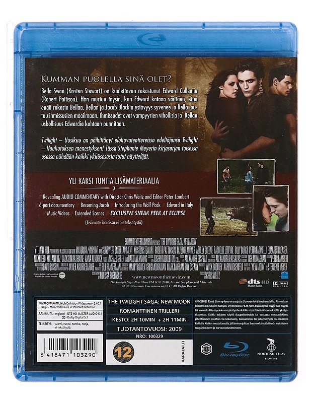 Twilight: uusikuu - Blu-Ray - Blu-ray-levyt - 10105337851 - 1
